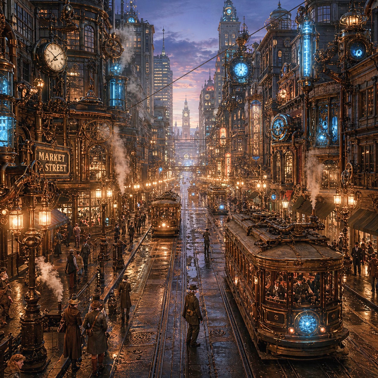 Market Street, Dusk